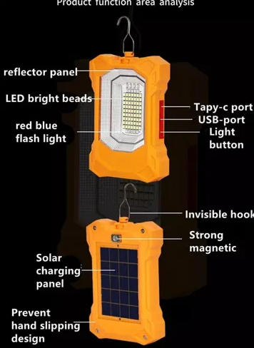 LAMPARA REFLECTOR SOLAR LY-6355